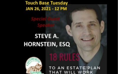 Steve Hornstein Gives Excellent Estate Planning Advice
